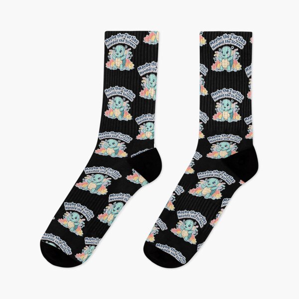 Item preview, Maybe the Turtles Needed the Straws Funny Turtle Conservation Humor designed and sold by Redgiant87x.