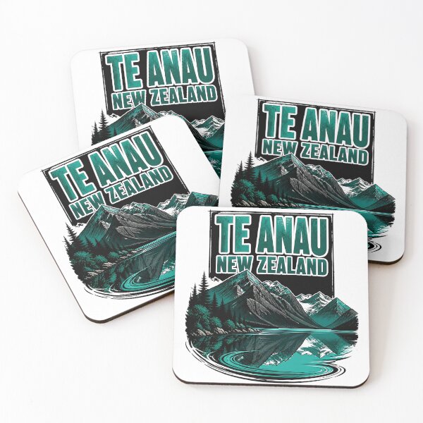 Item preview, Te Anau New Zealand Vintage Travel Tourism designed and sold by TravelersGems.