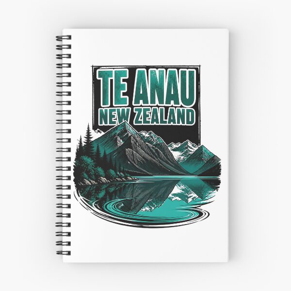 Item preview, Te Anau New Zealand Vintage Travel Tourism designed and sold by TravelersGems.