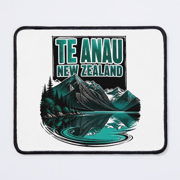 Item preview, Te Anau New Zealand Vintage Travel Tourism designed and sold by TravelersGems.