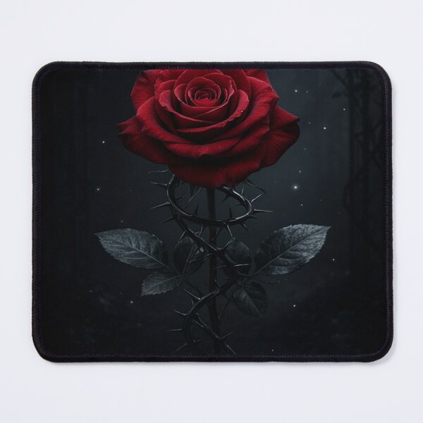 Item preview, Crimson Rose and Black Thorns designed and sold by JanjjaSoulInk.