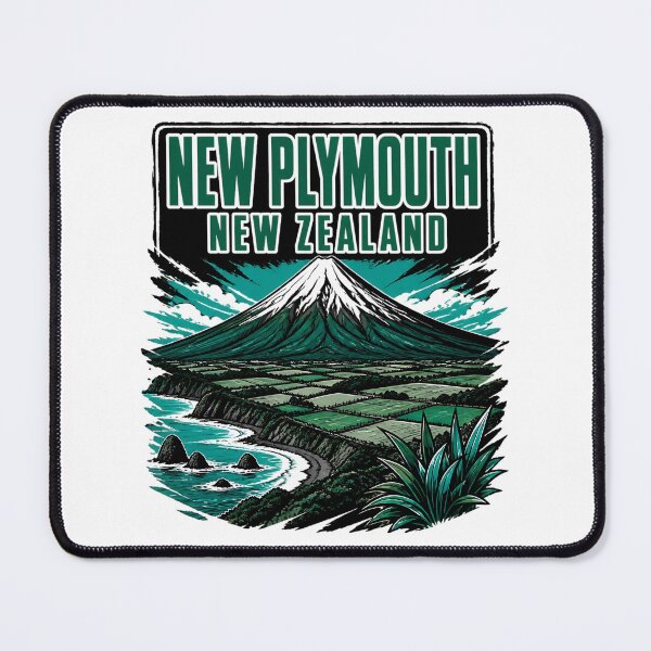 Item preview, New Plymouth New Zealand Vintage Travel Tourism designed and sold by TravelersGems.
