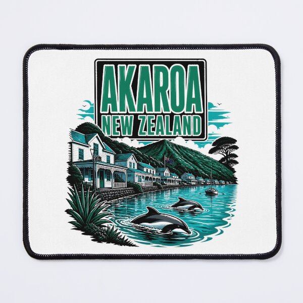 Item preview, Akaroa New Zealand Vintage Travel Tourism designed and sold by TravelersGems.