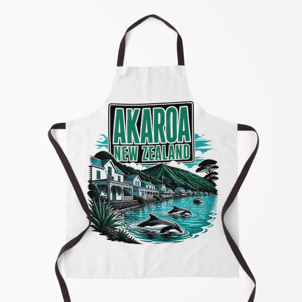 Item preview, Akaroa New Zealand Vintage Travel Tourism designed and sold by TravelersGems.