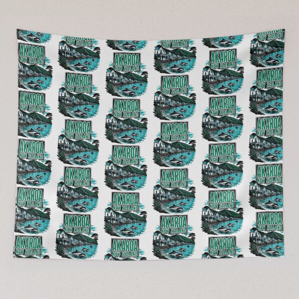 Item preview, Akaroa New Zealand Vintage Travel Tourism designed and sold by TravelersGems.