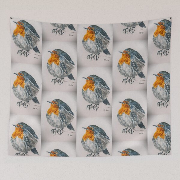 Item preview, Robin on Paper: Acrylic Painted designed and sold by Charlotte's Shop of Bird Stuff.