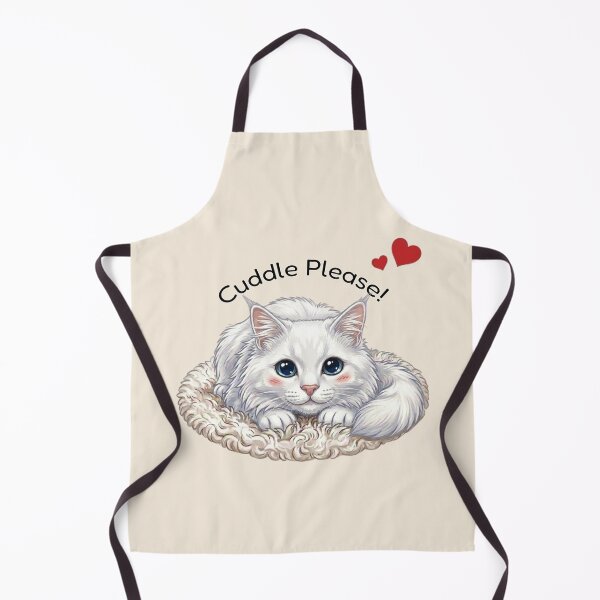 Item preview, Fluffy White Persian Cat Cuddle Please designed and sold by The-NOKU-Co.