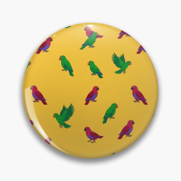Item preview, Eclectus Parrots – Bold Tropical Bird Pattern designed and sold by Helt-enkelt.
