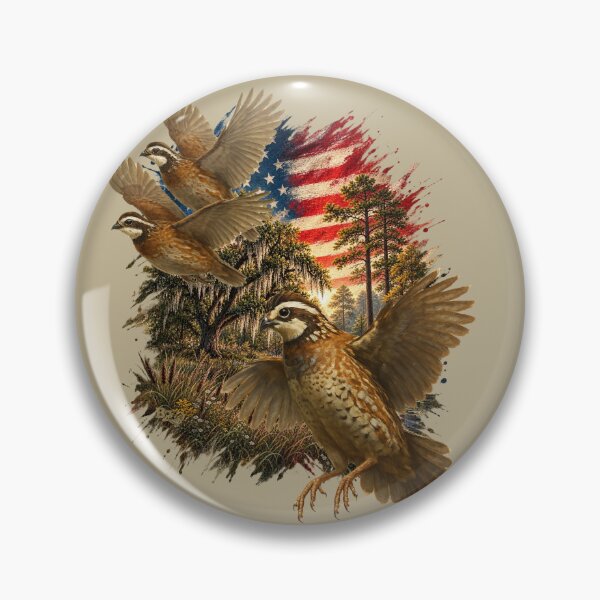 Item preview, Americana Bobwhite Quail designed and sold by LifeCrush.