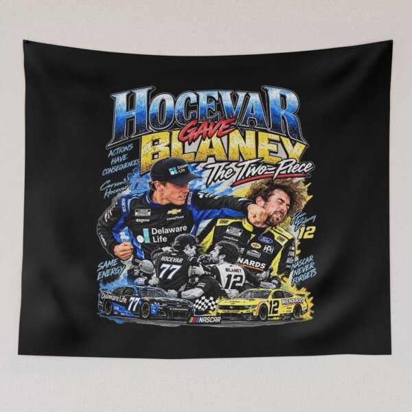 Item preview, Hocevar Gave Blaney The Two-Piece Carson Hocevar Ryan Blaney NASCAR Racing designed and sold by KeveElise.