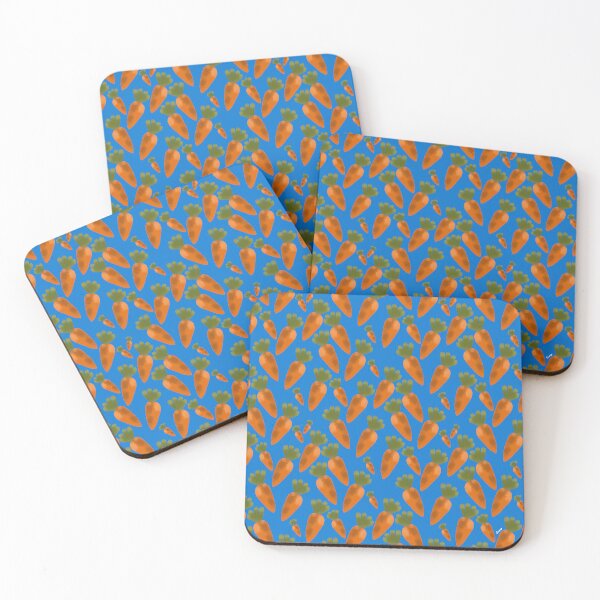Item preview, Blue Whimsical Carrots Pattern designed and sold by giulyz.