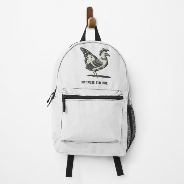 Item preview, Stay Weird Stay Punk Funny Punk Rock Bird Design designed and sold by paulo silveira.