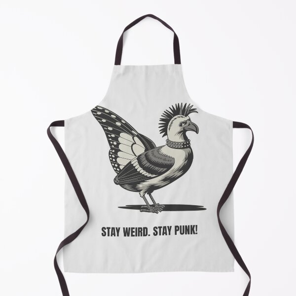 Item preview, Stay Weird Stay Punk Funny Punk Rock Bird Design designed and sold by paulo silveira.