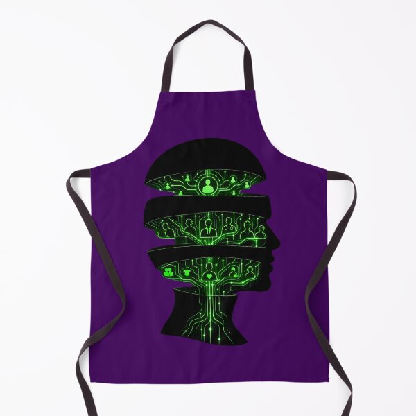 Item preview, Neil Postman Various Roles Sliced Mind Corporate Psychology Neon Art designed and sold by PERSPECTIVERED.