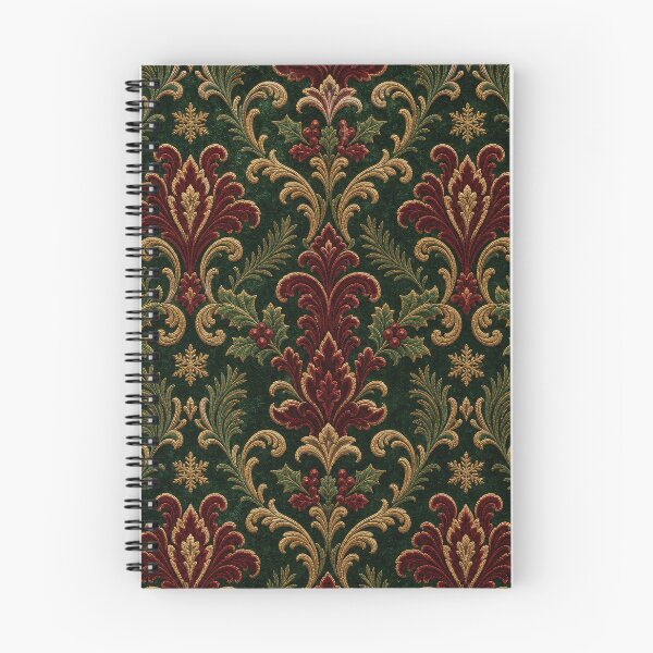 Item preview, Victorian Christmas Velvet Damask Pattern designed and sold by frumixart.