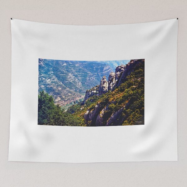 Item preview, Serrated Rock Formations, Montserrat, Barcelona, Spain, 1959 designed and sold by AMacGPhilly.