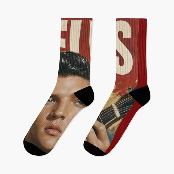 Item preview, Elvis Presley The King Vintage Oil Painting Style Poster designed and sold by ElvisVintagePosters.