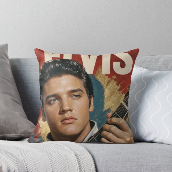 Item preview, Elvis Presley The King Vintage Oil Painting Style Poster designed and sold by ElvisVintagePosters.