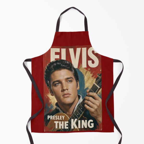 Item preview, Elvis Presley The King Vintage Oil Painting Style Poster designed and sold by ElvisVintagePosters.