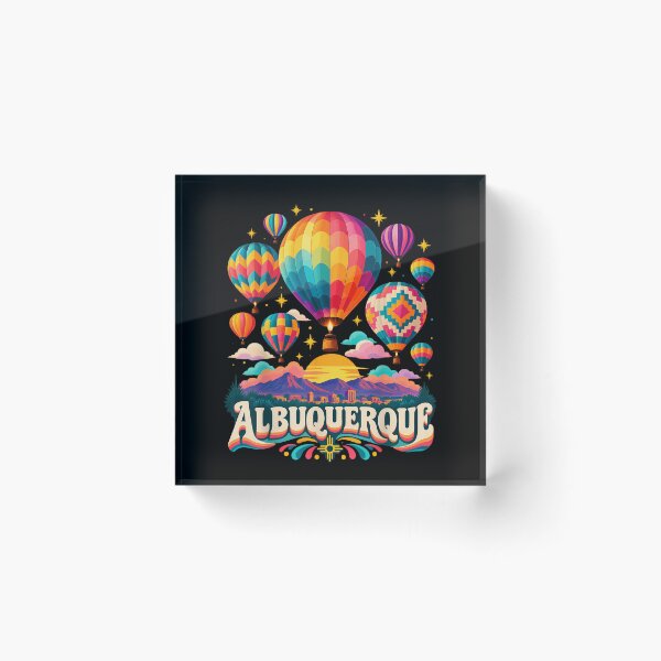 Item preview, Albuquerque Hot Air Balloon Ballooning Fiesta Gift Albuquerque Colorful Balloon Festival designed and sold by InkStormPro.