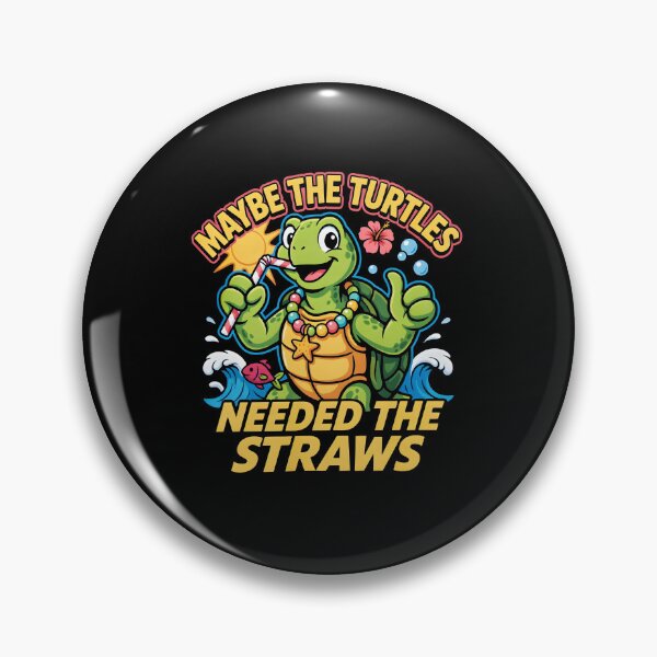 Item preview, Maybe the Turtles Needed the Straws Cute Turtle Sea Humor designed and sold by Redgiant87x.