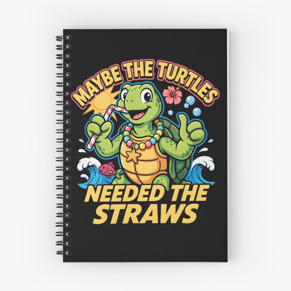Item preview, Maybe the Turtles Needed the Straws Cute Turtle Sea Humor designed and sold by Redgiant87x.