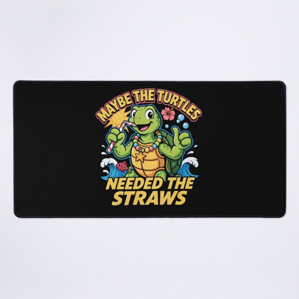 Item preview, Maybe the Turtles Needed the Straws Cute Turtle Sea Humor designed and sold by Redgiant87x.