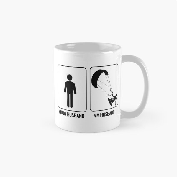 Item preview, My Husband Kitesurfs — Funny Kite Gift designed and sold by Mauisita.