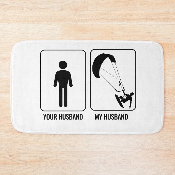 Item preview, My Husband Kitesurfs — Funny Kite Gift designed and sold by Mauisita.