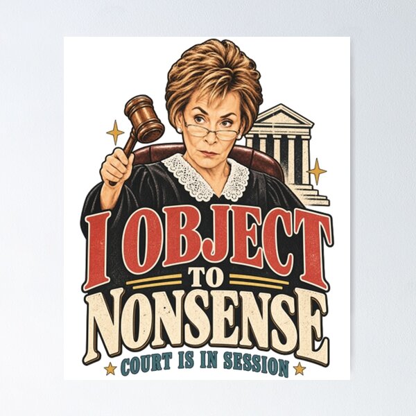 Item preview, Judge Judy, Case Closed, I Object To Nonsense designed and sold by KeveElise.
