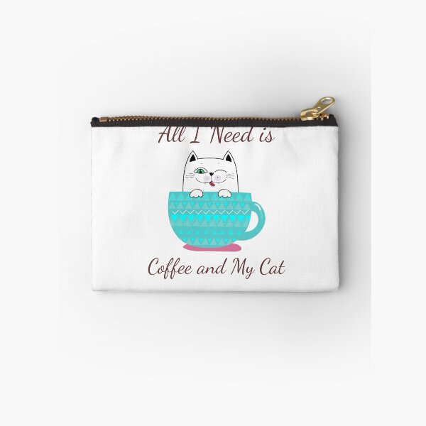 Item preview, Cute Cat in Coffee Cup & Funny Quote designed and sold by CreativeCrest.