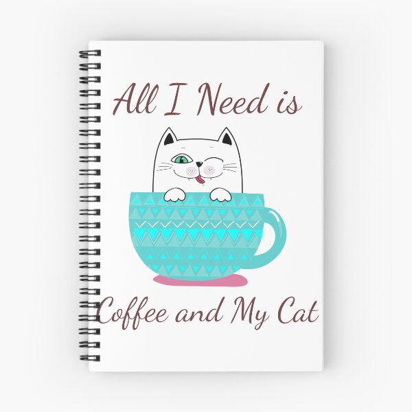 Item preview, Cute Cat in Coffee Cup & Funny Quote designed and sold by CreativeCrest.