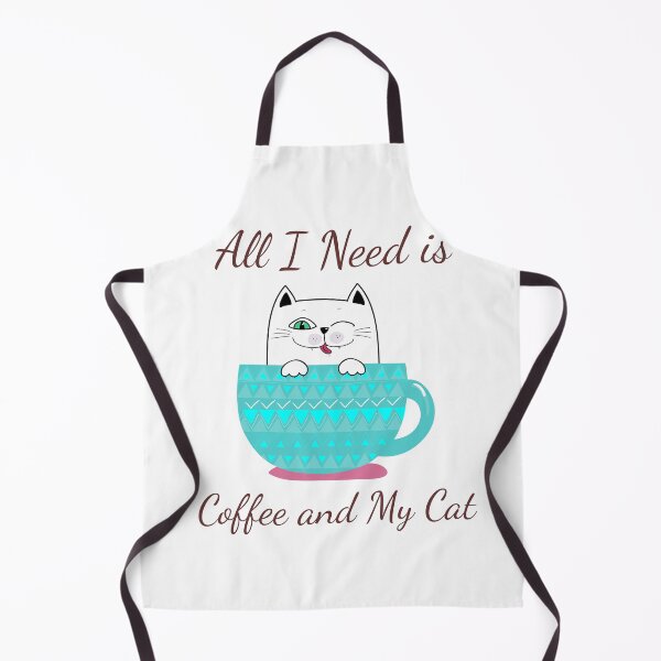 Item preview, Cute Cat in Coffee Cup & Funny Quote designed and sold by CreativeCrest.
