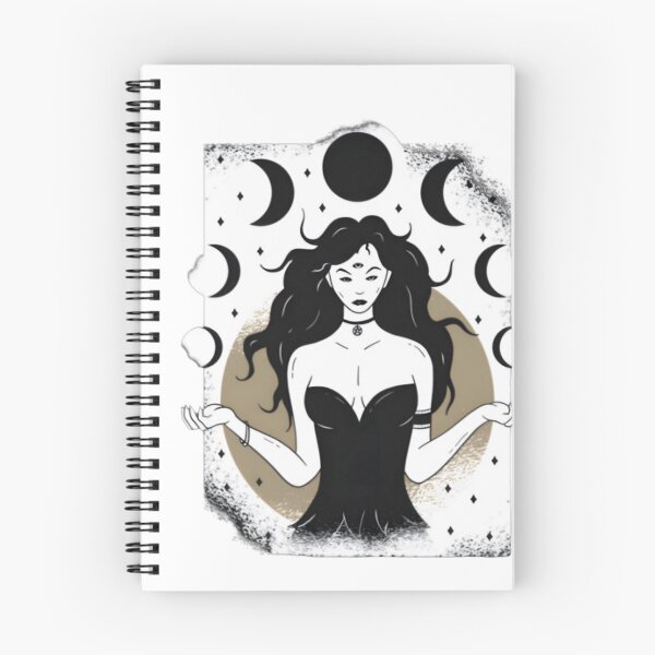Item preview, Lunar Goddess Triple Moon Celestial Witch designed and sold by Natkyshoraka.