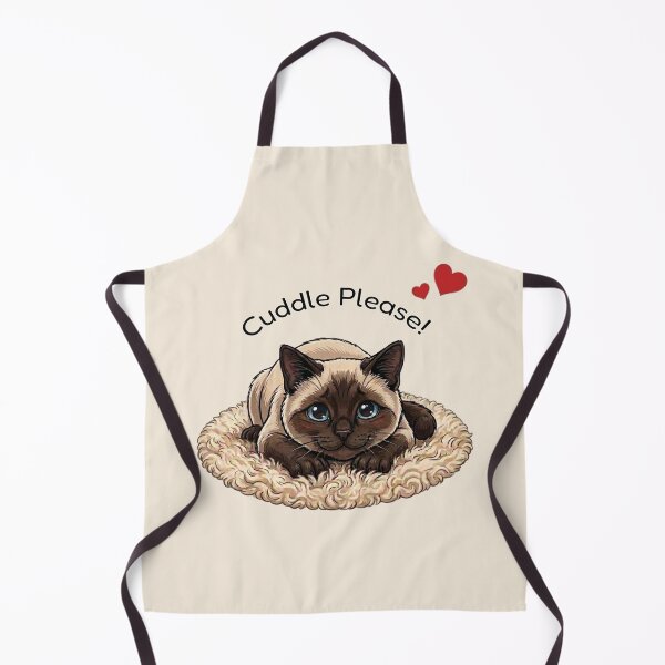 Item preview, Cute Siamese Cat Cuddle Please designed and sold by The-NOKU-Co.