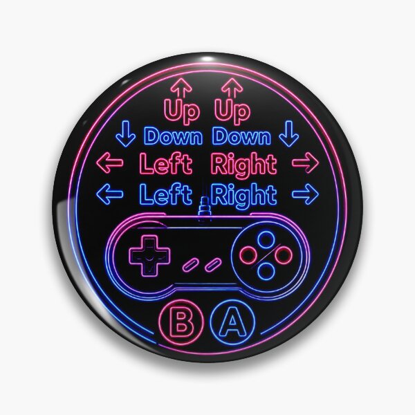 Item preview, Neon Konami Code designed and sold by Talpha.