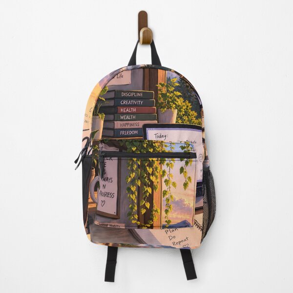 Item preview, Small Steps Big Changes Cozy Study Motivation designed and sold by GenZStickerHub1.