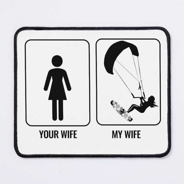 Item preview, My Wife Kitesurfs — Funny Kite Gift designed and sold by Mauisita.