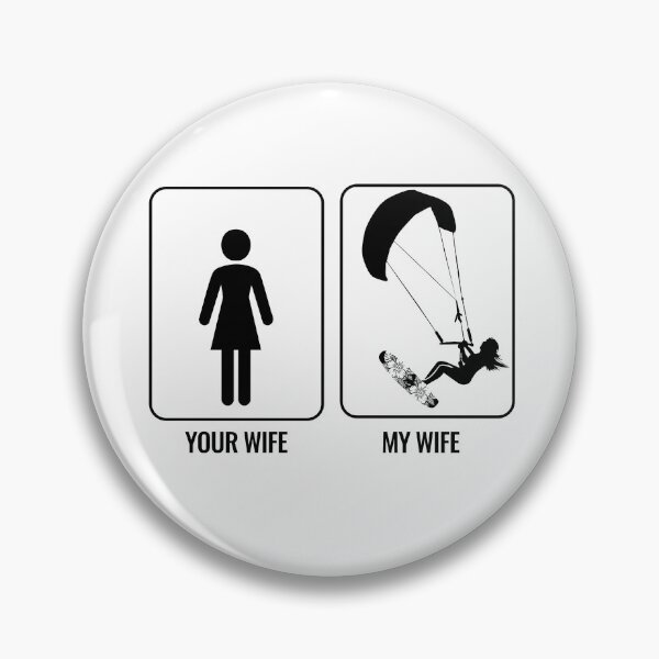 Item preview, My Wife Kitesurfs — Funny Kite Gift designed and sold by Mauisita.