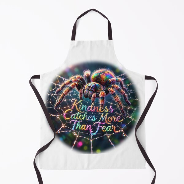 Item preview, Rainbow Tarantula Kindness Catches More Than Fear Graphic designed and sold by NotSoSubtleRosiePeas.