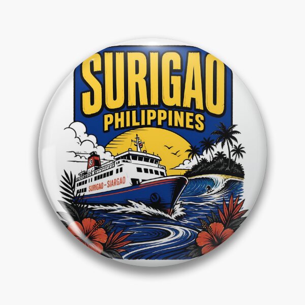 Item preview, Surigao Philippines Vintage Travel Tourism designed and sold by TravelersGems.