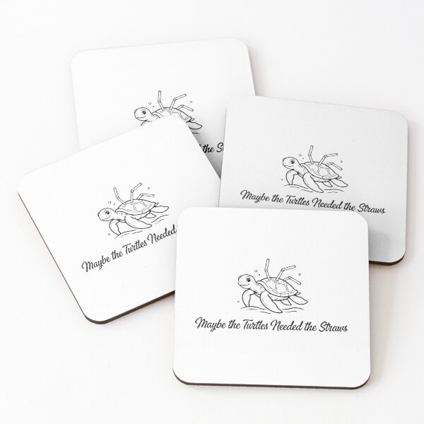 Item preview, Maybe the Turtles Needed the Straws Funny Turtle Conservation Joke designed and sold by Redgiant87x.