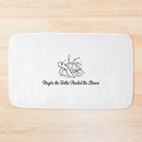 Item preview, Maybe the Turtles Needed the Straws Funny Turtle Conservation Joke designed and sold by Redgiant87x.