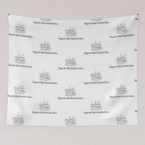 Item preview, Maybe the Turtles Needed the Straws Funny Turtle Conservation Joke designed and sold by Redgiant87x.
