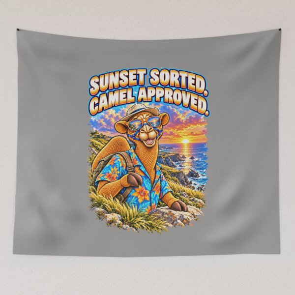 Item preview, Sunset Sorted. Camel Approved – Funny Camel T-Shirt Animal Graphic Camel T-Shirt designed and sold by Camel & Quirk.