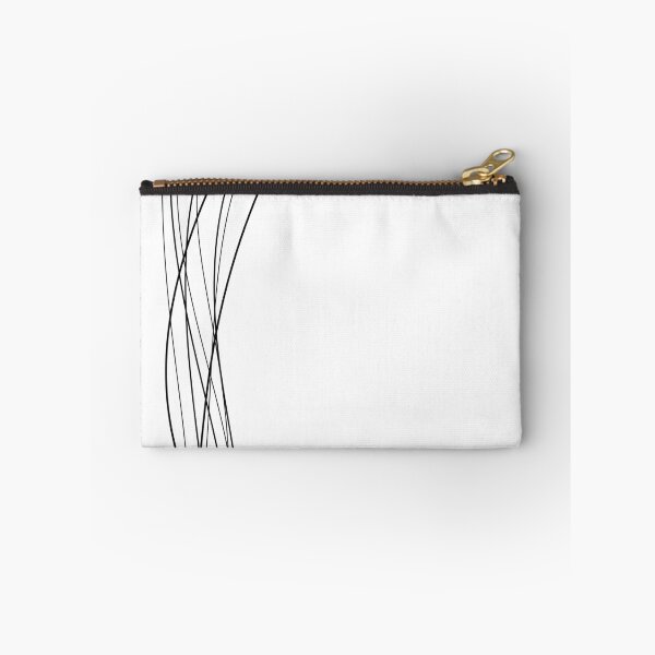 Artikelvorschau, Minimalistisches, abstraktes Muster aus geschwungenen Linien, schwarz auf weiß entworfen und verkauft von MinimalMoodsArt.