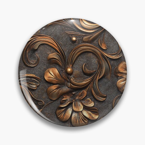 Item preview, Tooled Leather Dark Brown designed and sold by ColorFlowArt.