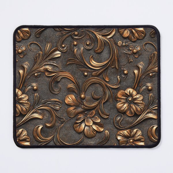 Item preview, Tooled Leather Dark Brown designed and sold by ColorFlowArt.