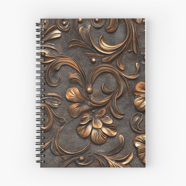 Item preview, Tooled Leather Dark Brown designed and sold by ColorFlowArt.