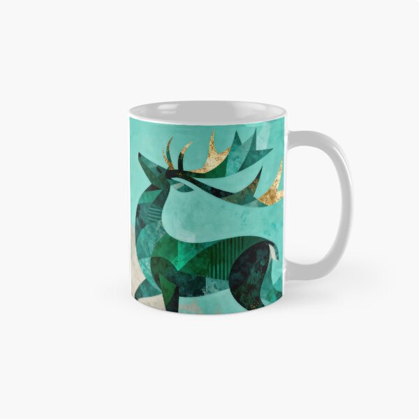 Item preview, Geometric Stag with Gold Accents designed and sold by paulrommer.